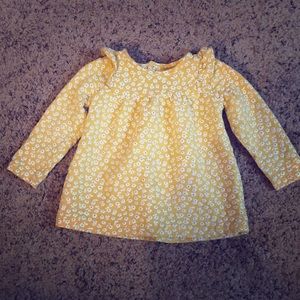 Baby girls size 18 months yellow top